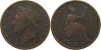 GREAT BRITAIN FARTHING GEORGE IV. (1820-1830) -