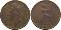 GREAT BRITAIN FARTHING GEORGE IV. (1820-1830) -