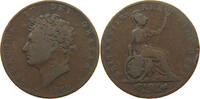 GREAT BRITAIN HALFPENNY GEORGE IV. (1820-1830) -