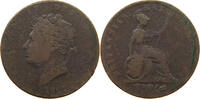 GREAT BRITAIN HALFPENNY GEORGE IV. (1820-1830) -