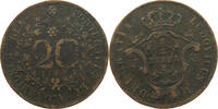 AZORES 20 REIS -