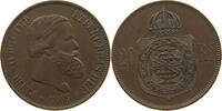 BRAZIL 20 REIS Pedro II. 1831 - 1889 -