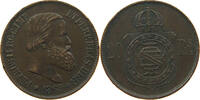 BRAZIL 20 REIS Pedro II. 1831 - 1889 -