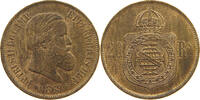 BRAZIL 20 REIS Pedro II. 1831 - 1889 -