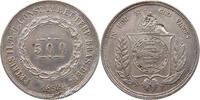 BRAZIL 500 REIS Pedro II. 1831 - 1889 -