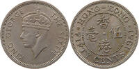 HONG KONG 50 CENTS George VI. (1936-1952) -