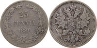 Finnland 25 pennia Alexander III. 1881-1894. -