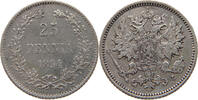 Finnland 25 pennia Alexander III. 1881-1894. -