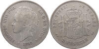 SPAIN 5 PESETAS ALFONSO XIII. 1886-1941 -