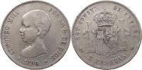 SPAIN 5 PESETAS ALFONSO XIII. 1886-1941 -
