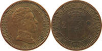 SPAIN 2 CENTIMOS ALFONSO XIII. 1886-1941 -