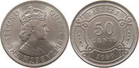 BELIZE 50 CENTS Elizabeth II. (1952-) -