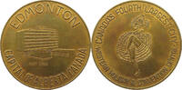 CANADA MEDAL Elizabeth II. (1952-) EDMONTON CITY HALL -
