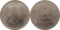 BELIZE 50 CENTS Elizabeth II. (1952-) -