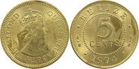 BELIZE 5 CENTS Elizabeth II. (1952-) -