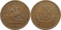 CANADA PENNY TOKEN Victoria 1837-1901 UPPER CANADA -