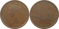 CANADA HALFPENNY TOKEN Victoria 1837-1901 NEW BRUNSWICK -