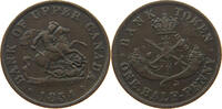 CANADA HALFPENNY TOKEN Victoria 1837-1901 UPPER CANADA -