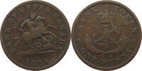 CANADA PENNY TOKEN Victoria 1837-1901 UPPER CANADA -