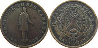 CANADA HALFPENNY TOKEN Victoria 1837-1901 DU BAS -