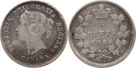 CANADA 5 CENTS Victoria 1837-1901 -