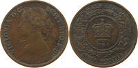 CANADA HALF CENT Victoria 1837-1901 NOVA SCOTIA -