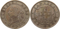 JAMAICA PENNY Victoria 1837-1901 -
