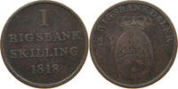 DENMARK SKILLING Frederik VI. 1808-1839. -