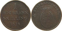DENMARK SKILLING Frederik VI. 1808-1839. -