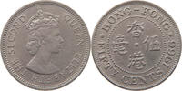 HONG KONG 50 CENTS Elizabeth II. (1952-) -