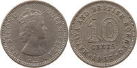 MALAYA BRITISH BORNEO 10 CENTS Elizabeth II. (1952-) -