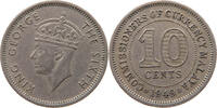 MALAYA 10 CENTS George VI. (1936-1952) -