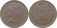 MALAYA BRITISH BORNEO 5 CENTS Elizabeth II. (1952-) -