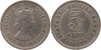 MALAYA BRITISH BORNEO 5 CENTS Elizabeth II. (1952-) -