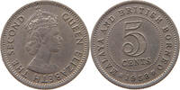 MALAYA BRITISH BORNEO 5 CENTS Elizabeth II. (1952-) -
