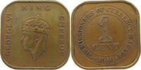 MALAYA CENT George VI. (1936-1952) -