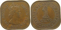 MALAYA BRITISH BORNEO CENT Elizabeth II. (1952-) -