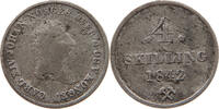 NORWAY 4 SKILLING Karl XIV. Johann (1818-1844) -