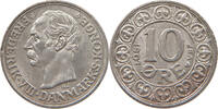 DENMARK 10 ÖRE Frederik VIII. (1906-1912) -