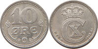 DENMARK 10 ÖRE Christian X. (1912-1947) -