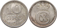 DENMARK 10 ÖRE Christian X. (1912-1947) -