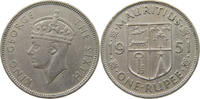 MAURITIUS RUPEE George VI. (1936-1952) -