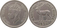 MAURITIUS 1/2 RUPEE George VI. (1936-1952) -