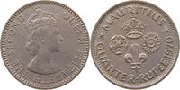 MAURITIUS 1/4 RUPEE Elizabeth II. (1952-) -