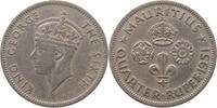 MAURITIUS 1/4 RUPEE George VI. (1936-1952) -