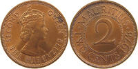MAURITIUS 2 CENTS Elizabeth II. (1952-) -