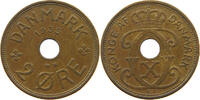 DENMARK 2 ÖRE Christian X. (1912-1947) -