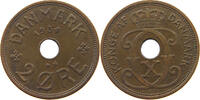 DENMARK 2 ÖRE Christian X. (1912-1947) -