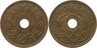 DENMARK 2 ÖRE Christian X. (1912-1947) -