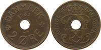 DENMARK 2 ÖRE Christian X. (1912-1947) -
